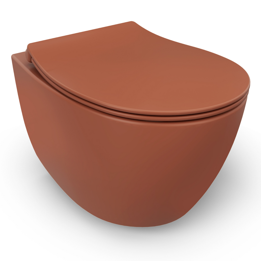 Isvea Sentimenti Hangtoilet - Terracotta