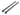 Wiesbaden Wiesbaden Slim set stabilisatiestangen 120 cm voor vrijstaande inloopdouches Gunmetal - productfoto