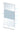 Wiesbaden Slim glasplaat nano helder glas met melkglas middenband 110 cm - technische tekening