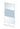 Wiesbaden Slim glasplaat nano helder glas met melkglas middenband 120 cm - technische tekening