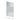 Wiesbaden Slim glasplaat nano rookglas met melkglas middenband 100 cm - technische tekening