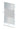 Wiesbaden Slim glasplaat nano rookglas met melkglas middenband 110 cm - technische tekening