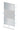 Wiesbaden Slim glasplaat nano rookglas met melkglas middenband 120 cm - technische tekening