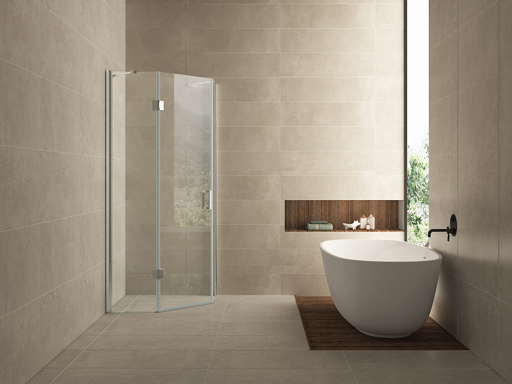 Wiesbaden Pento cabine met 1 draaideur 90 x 90 x 200 cm - sfeerbeeld