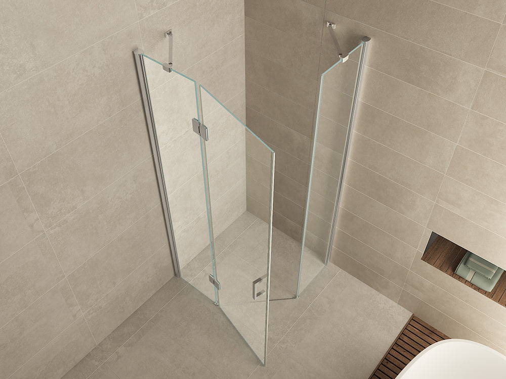 Wiesbaden Pento cabine met 1 draaideur 90 x 90 x 200 cm - detailfoto