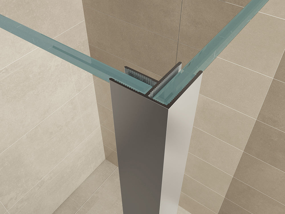 Wiesbaden Comfort zijwand met hoekprofiel 40 cm - detailfoto
