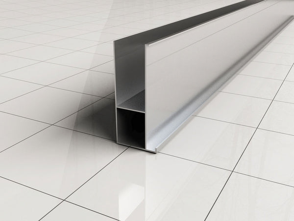 Wiesbaden Verbredingsprofiel aluminium chroom