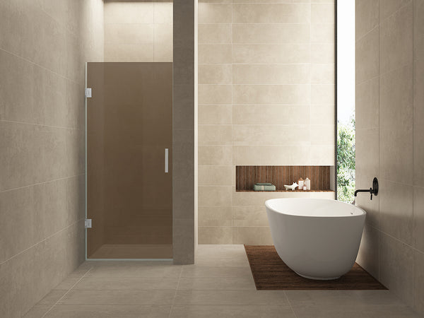 Wiesbaden Less glas voor nisdeur nano vintage brons glas