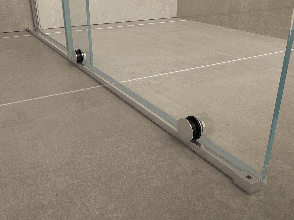 Wiesbaden Rolso verleng inloopdouche 1000 x 2000 mm chroom - detailfoto