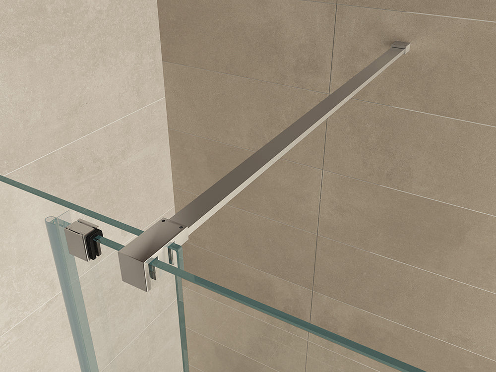 Wiesbaden Rolso verleng inloopdouche 1000 x 2000 mm chroom - detailfoto