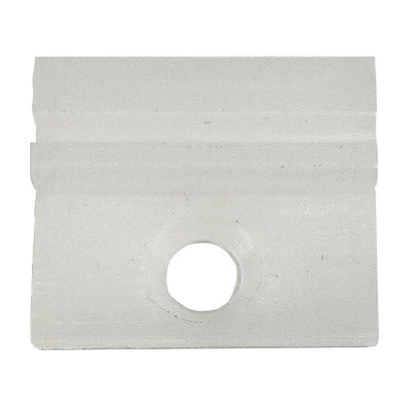 Plastic plaatje voor bevestiging afwerkstrip muurprofiel