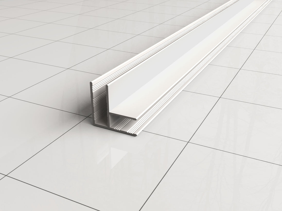 Wiesbaden Slim hoekprofiel Mat wit - detailfoto