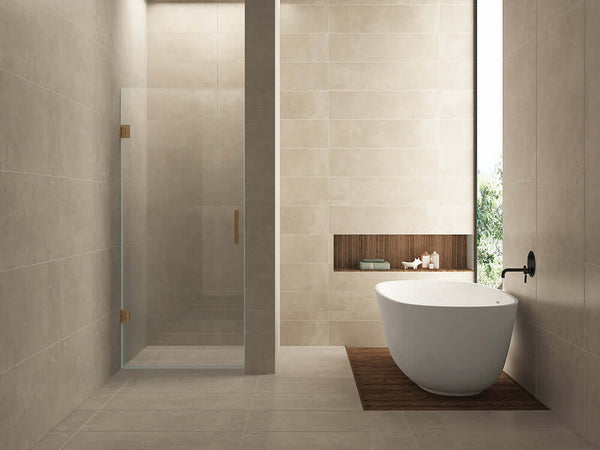 Nisdeur Wiesbaden Minder 100x200 cm 8 mm Nano Verre Clair Brossé Bronze Cuivre