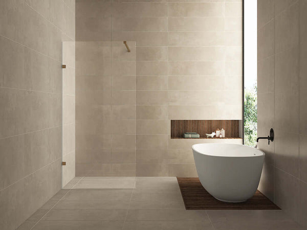 Moins cabine de douche Wiesbaden 80X200 Cm avec verre clair Nano 8 mm en bronze brossé cuivre