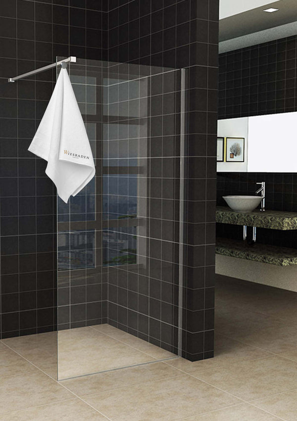 Sita begehbare Dusche mit Handtuchhalter 80x200 cm Chrom/8 mm Klarglas mit Nano-Beschichtung