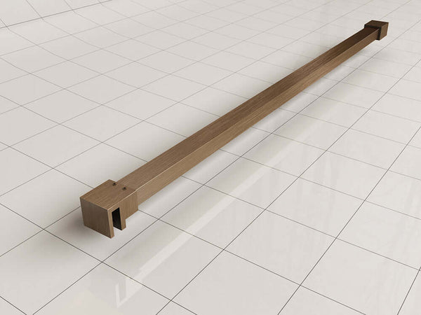 Barre de stabilisation mince Wiesbaden 120 cm en cuivre bronze brossé
