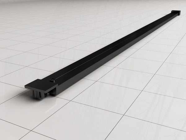 Barre de stabilisation Horizon 120cm pour douche à l'italienne mat noir