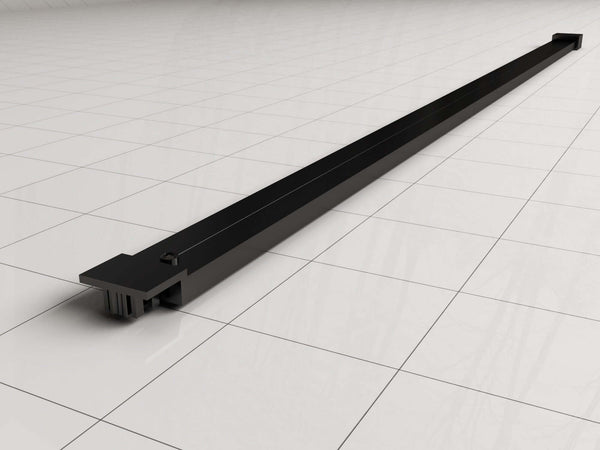 Barre de stabilisation Horizon pour douche à l'italienne Wiesbaden 120 cm mat noir