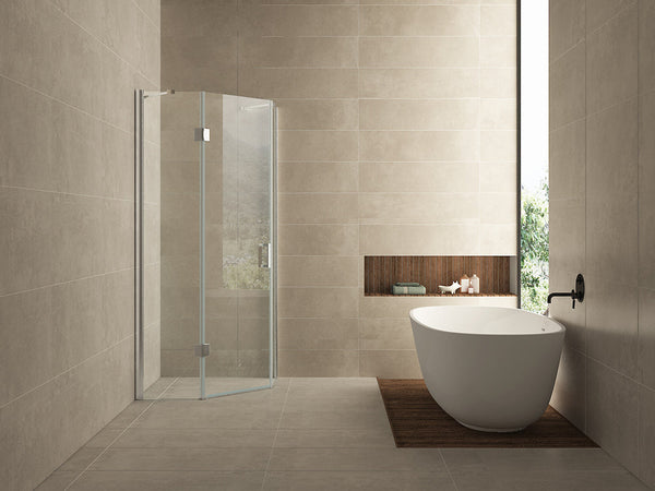 Cabine de douche d'angle Wiesbaden 5 avec verre Nano 90X90Cm, 8Mm