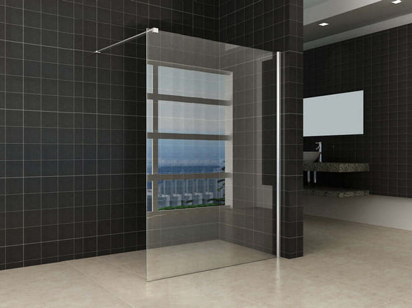 Paroi de douche de 140 x 200 cm Wiesbaden avec nanorevêtement de 8 mm