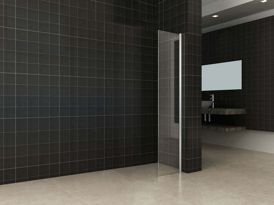 Wiesbaden Douchewand 10mm | Nano coating | Chroom | Inloopdouche (Alle maten)