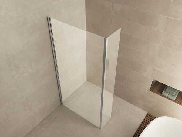 Zijwandinloopdouche Wiesbaden 30X200Cm met 10Mm Nano Coating