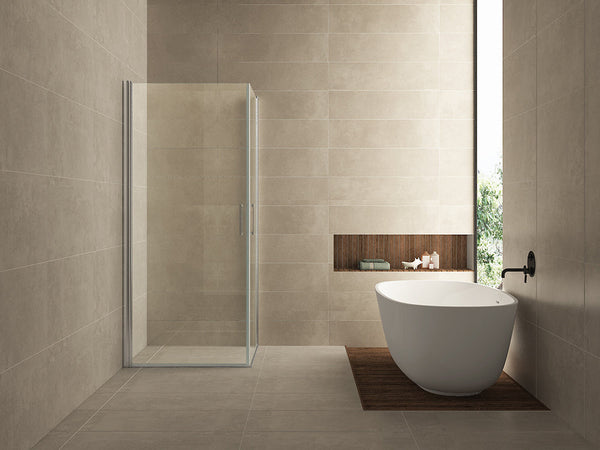 Cabine de douche avec 2 portes pivotantes 900 x 900 x 2000 x 8 mm verre nano clair/chrome
