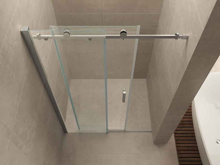 Wiesbaden Nis porte de douche 2 pièces 140x200 cm revêtement nano 8mm