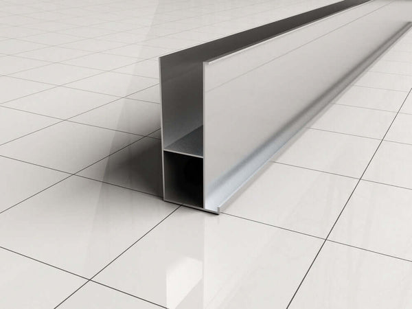 Profil d'extension de paroi de douche Wiesbaden Aluminium 3X200Cm