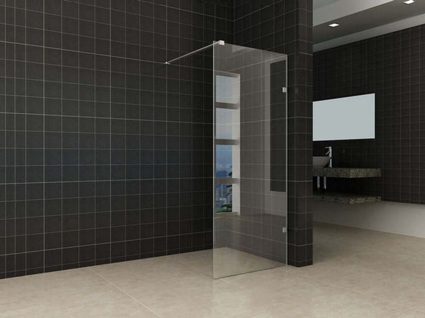 Douche à l'italienne sans profil Wiesbaden 70X200 Cm avec verre nanotechnologique 8 mm
