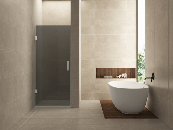 Moins de verre pour porte d'alcôve 700 x 2000 x 8 mm verre fumé nano