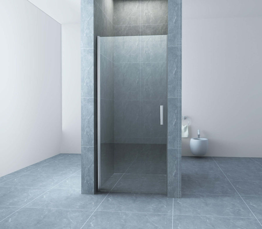 Wiesbaden Porte de douche Eco | Profil | Aluminium | Porte d'angle | Revêtement NANO | TOUTES TAILLES