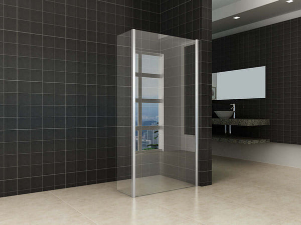 Wiesbaden Inloopdouche met Zijwand 30 cm 100x200 cm 8 mm Nano Coating