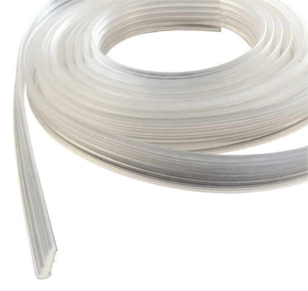 bande de remplissage en plastique 2mm x 200cm pour cloisons en verre