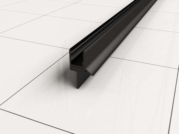 Waterkering Type 1 Horizontaal Wiesbaden 10 Mm in Mat Zwart
