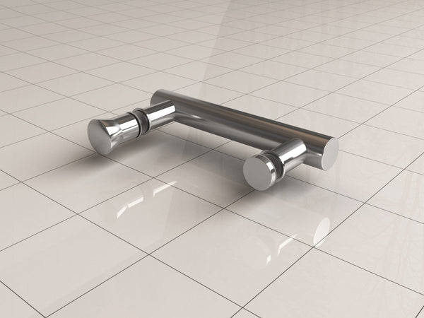 Poignée de porte type 3 18,5 cm chrome