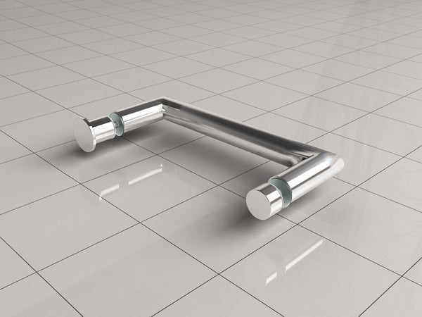 Poignée de porte type 4 16,5 cm chrome