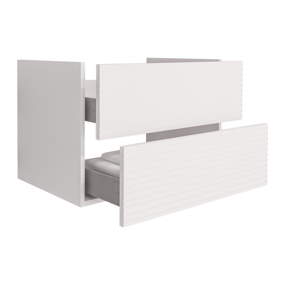 Aloni Elite wastafelonderkast – Softclose – Mat wit 80 cm #kleur_mat-wit