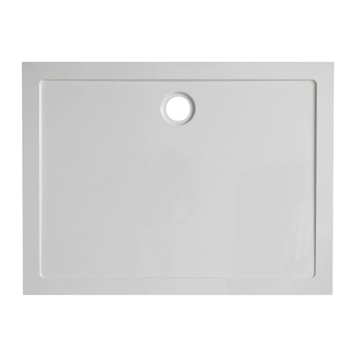 Wiesbaden douchebak rechthoek acryl 120 cm - productfoto