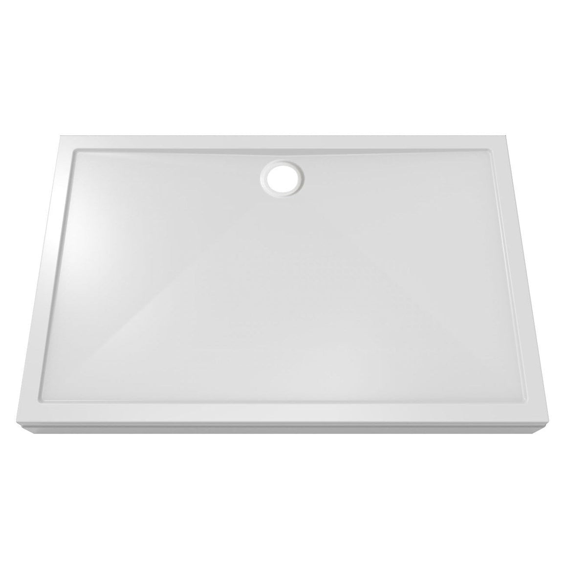 Wiesbaden douchebak rechthoek acryl 140 cm - productfoto