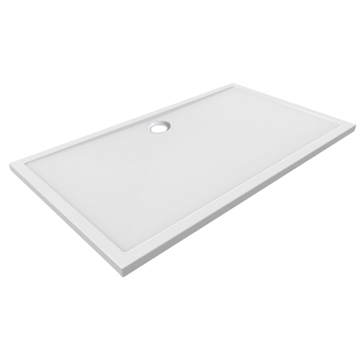 Wiesbaden douchebak rechthoek acryl 160 cm - productfoto