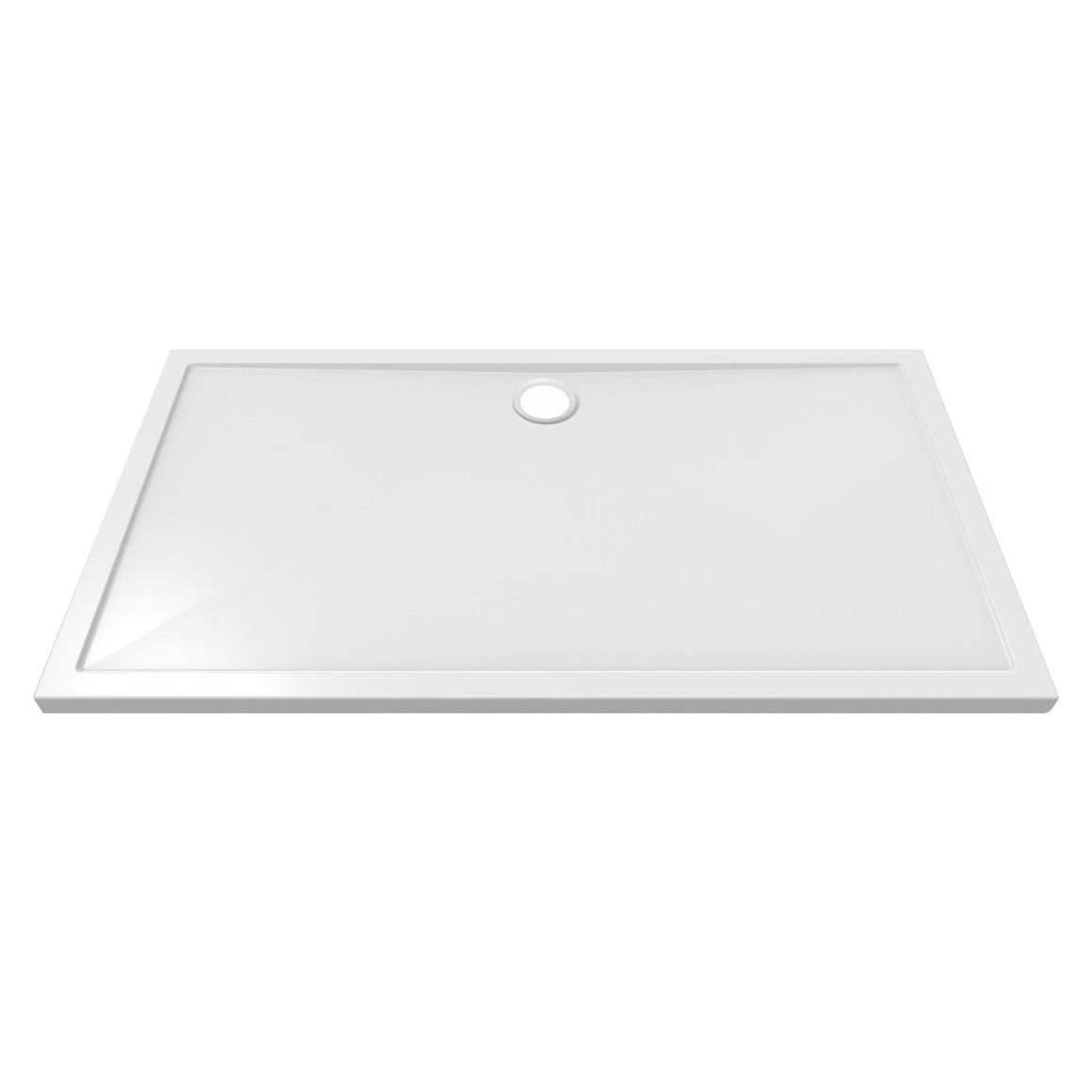 Wiesbaden douchebak rechthoek acryl 160 cm - productfoto