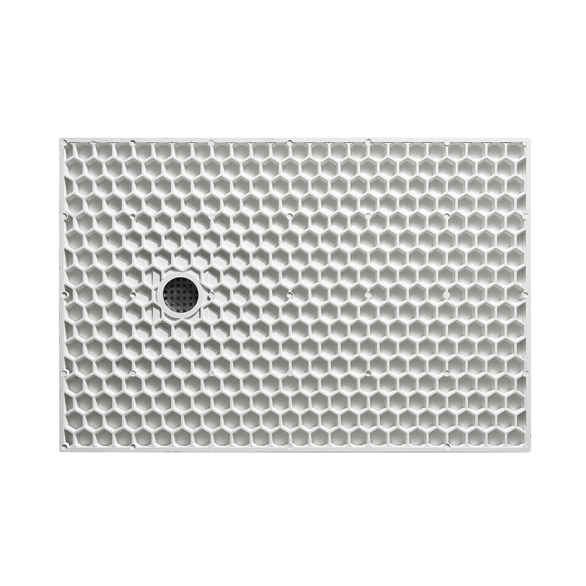 Wiesbaden Stonea douchebak mat wit - productfoto