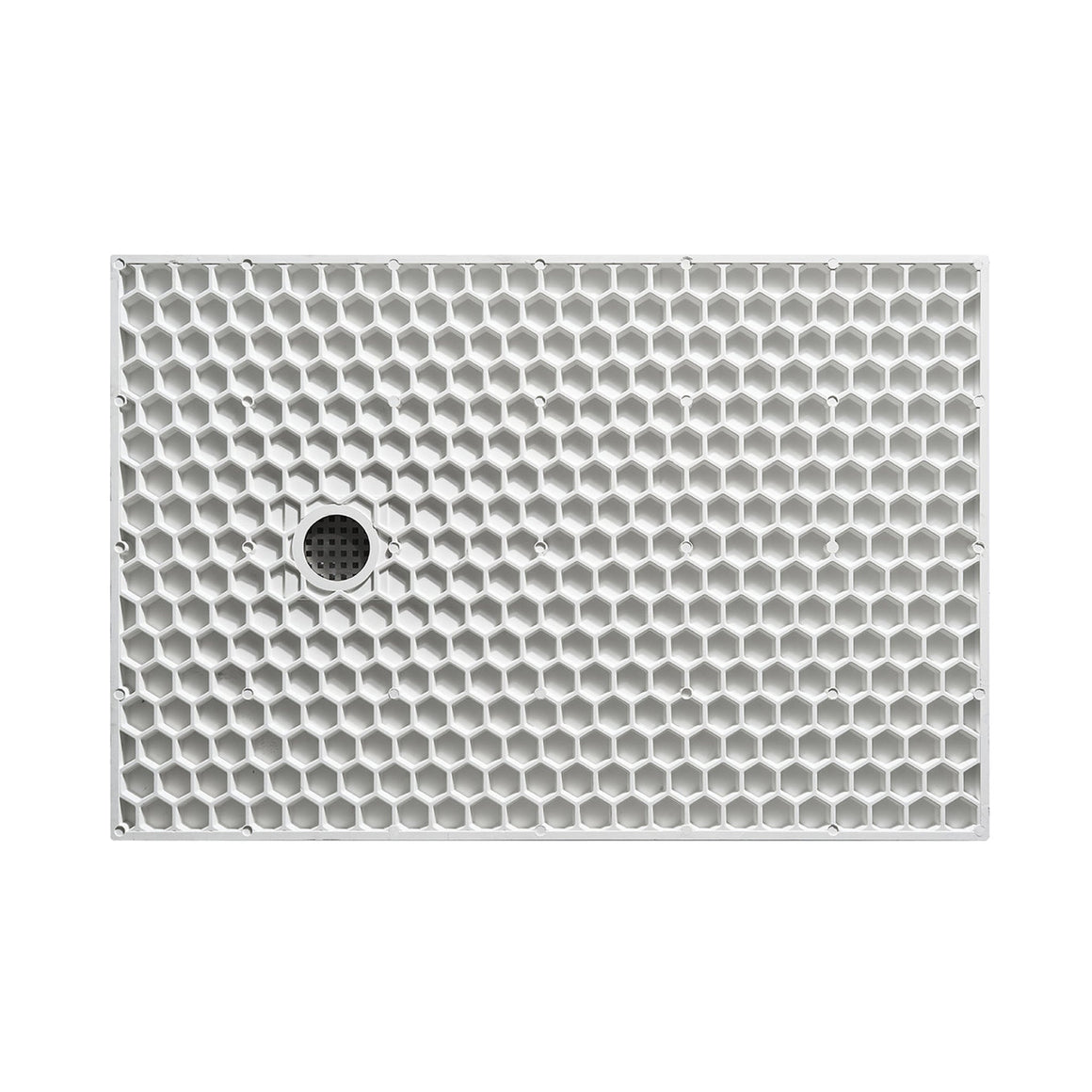 Wiesbaden Stonea douchebak mat wit - productfoto