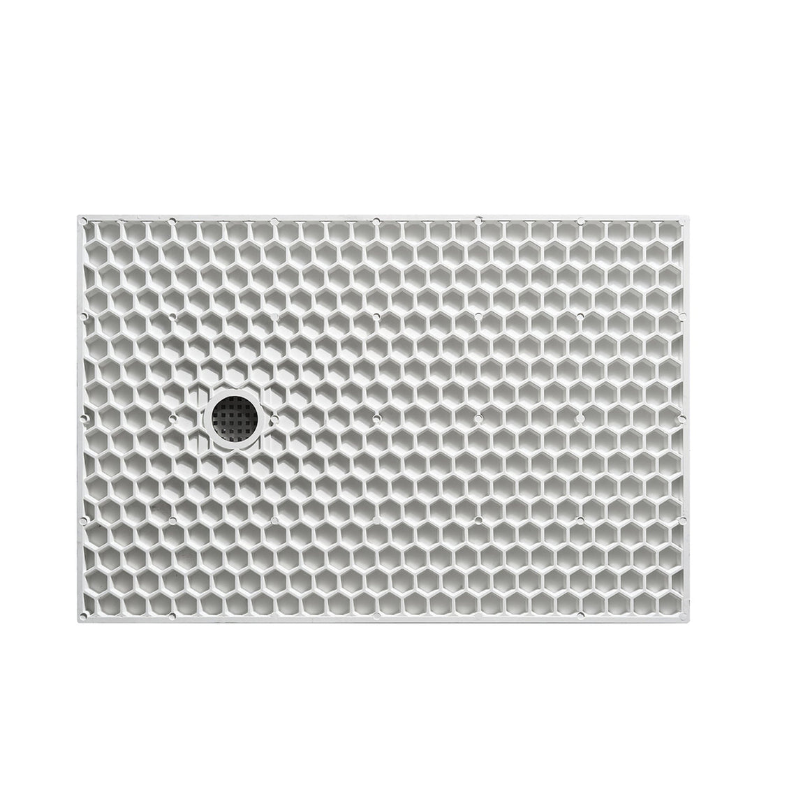 Wiesbaden Stonea douchebak mat wit - productfoto