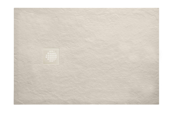 Wiesbaden Stonea douchebak antislip composiet inkortbaar beige