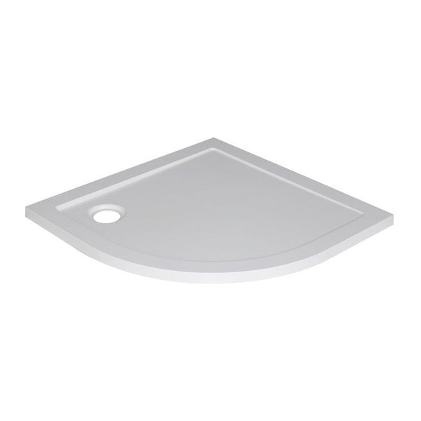 Xellanz luxe douchebak SMC 1/4 rond 900×900×40 inbouw wit