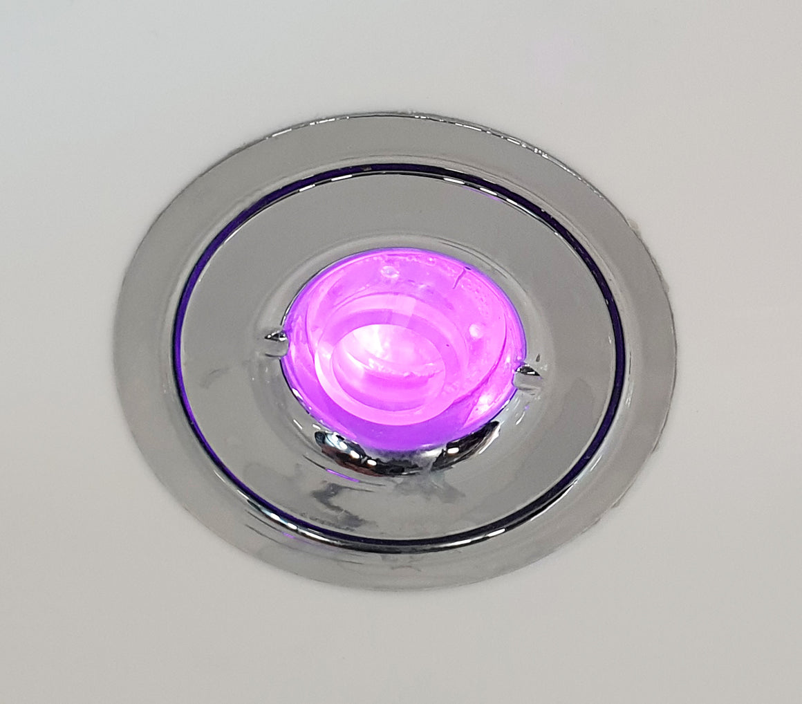 Wiesbaden Libero vrijstaand whirlpool ligbad glans wit - detailfoto