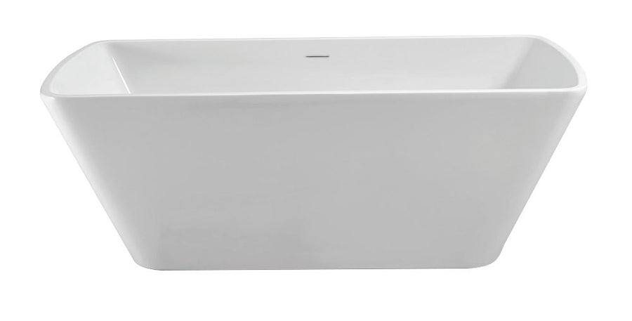 Wiesbaden Larx vrijstaand ligbad 170 x 78 cm acryl glans wit - productfoto