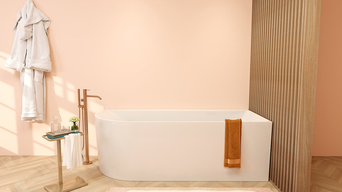 Wiesbaden Zenn hoekbad 180 x 80 cm / Glans wit - sfeerbeeld